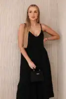 Muslino suknelė su petnešėlėmis - spalvų pasirinkimas