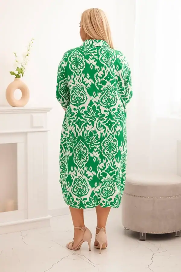 Plus Size viskozinė suknelė - spalvų pasirinkimas