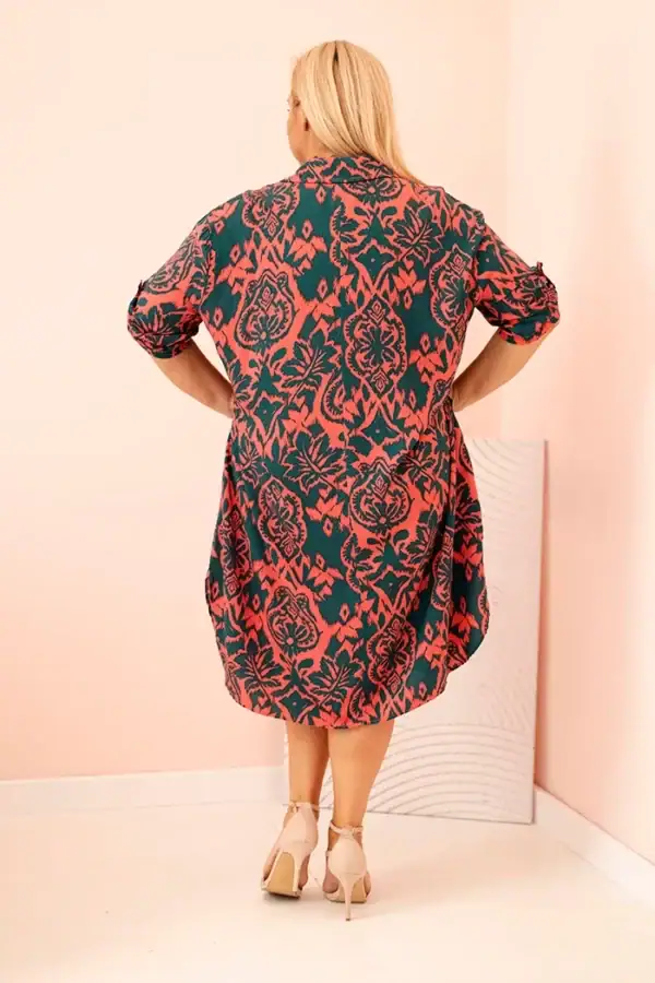 Plus Size viskozinė suknelė - spalvų pasirinkimas