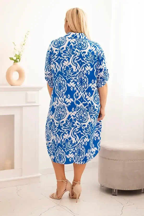 Plus Size viskozinė suknelė - spalvų pasirinkimas